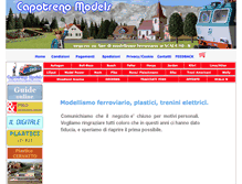 Tablet Screenshot of capotrenomodels.com